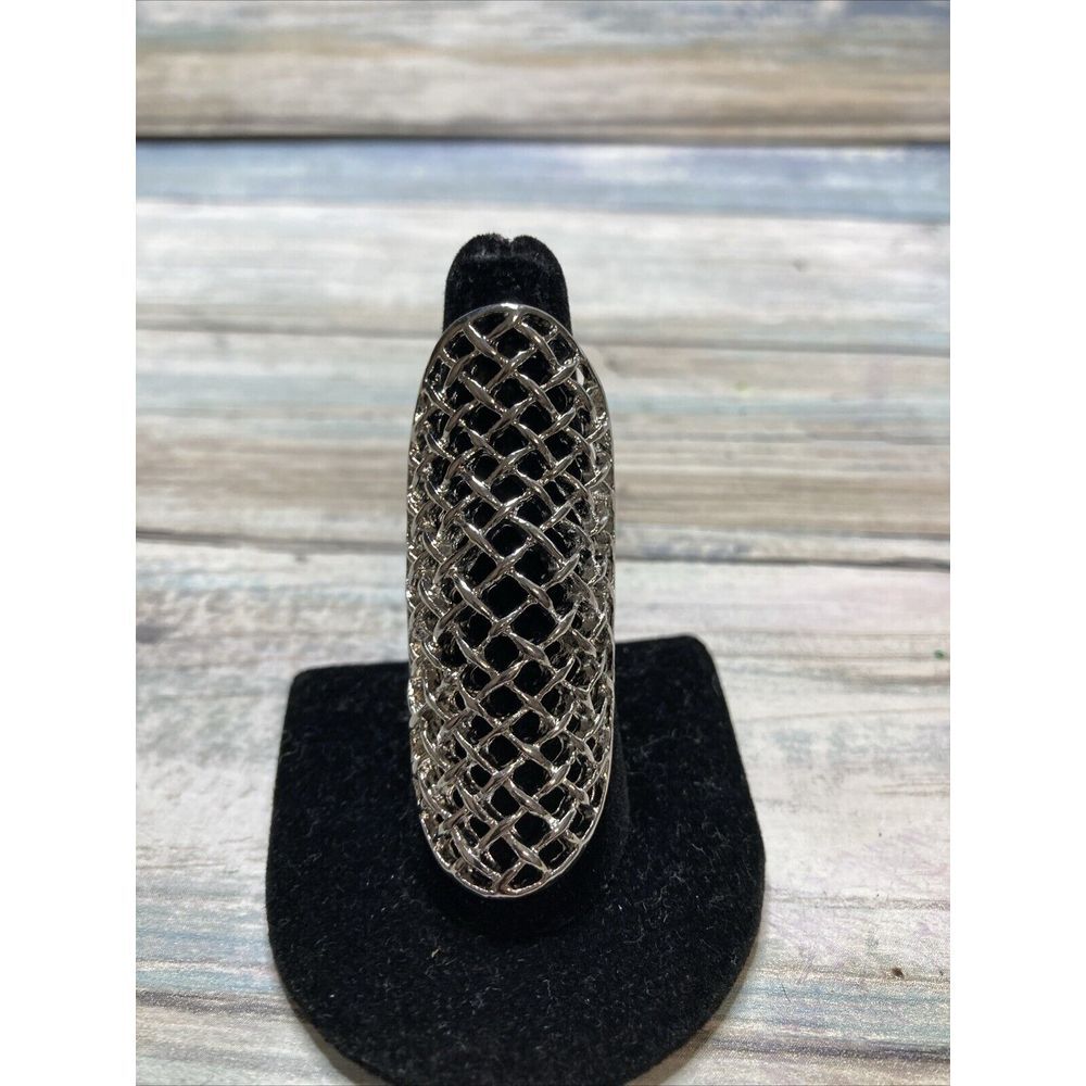 Filigree Style Silver‎ Tone Knuckle Ring NWOT size 8